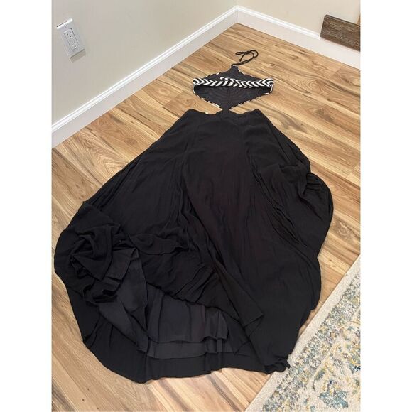 Mara Hoffman Swim NWT Starbasket black maxi dress, size XS - Picture 9 of 12